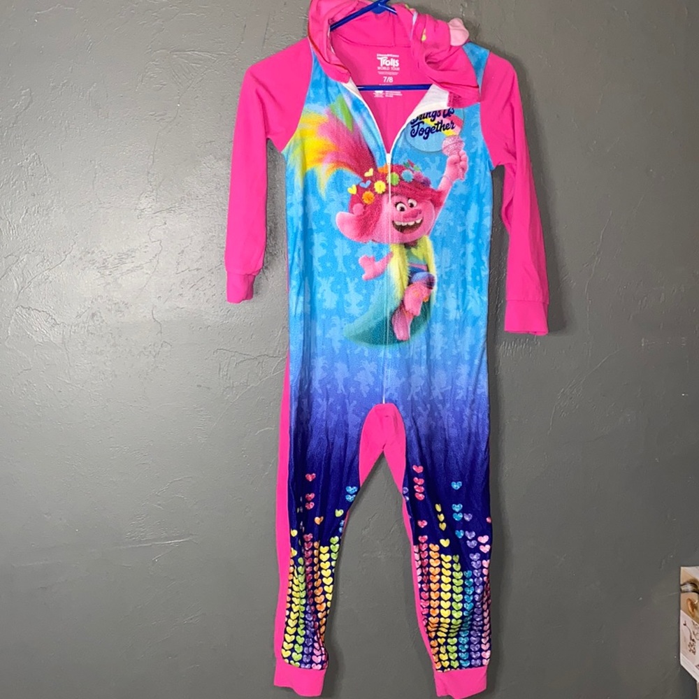 Girls Trolls World Tour Onesie Bundle
